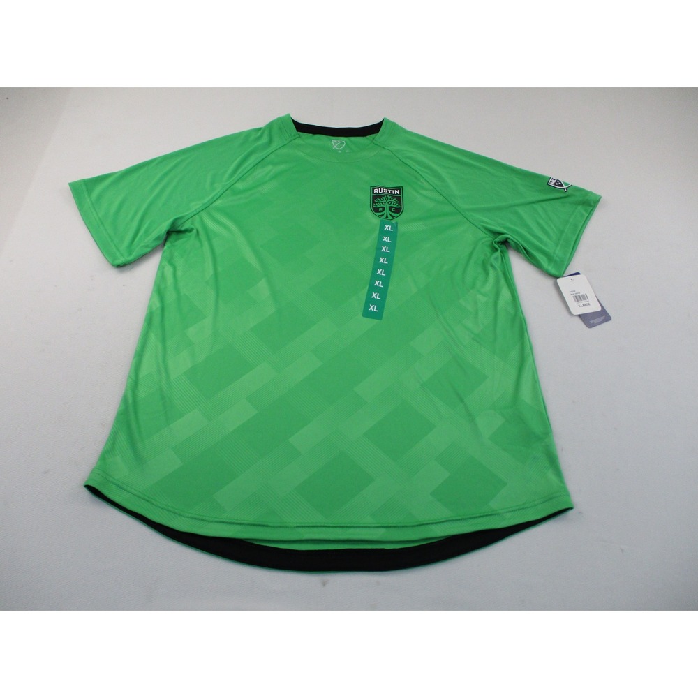 MLS Austin FC Jersey Men XL Green Soccer Shirt Short Sleeve Performance